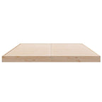 Bodenbettrahmen Natur 140 x 220 cm Massives Kiefernholz