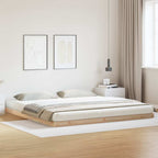 Bodenbettrahmen Natur 180 x 220 cm Massives Kiefernholz