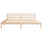 Bettrahmen Braun 215,5 x 205,5 x 69,5 cm Massivholz Kiefer
