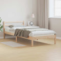 Bettrahmen Braun 225,5 x 95,5 x 69,5 cm Massivholz Kiefer