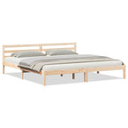 Bettrahmen Braun 225,5 x 205,5 x 69,5 cm Massivholz Kiefer