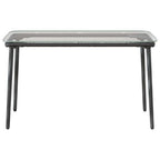 Gartentisch Schwarz 80 x 40 x 45 cm Poly-Rattan