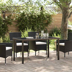 Gartentisch Schwarz 140 x 70 x 73 cm Metall