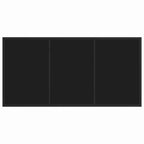 Gartentisch Schwarz 140 x 70 x 73 cm Metall