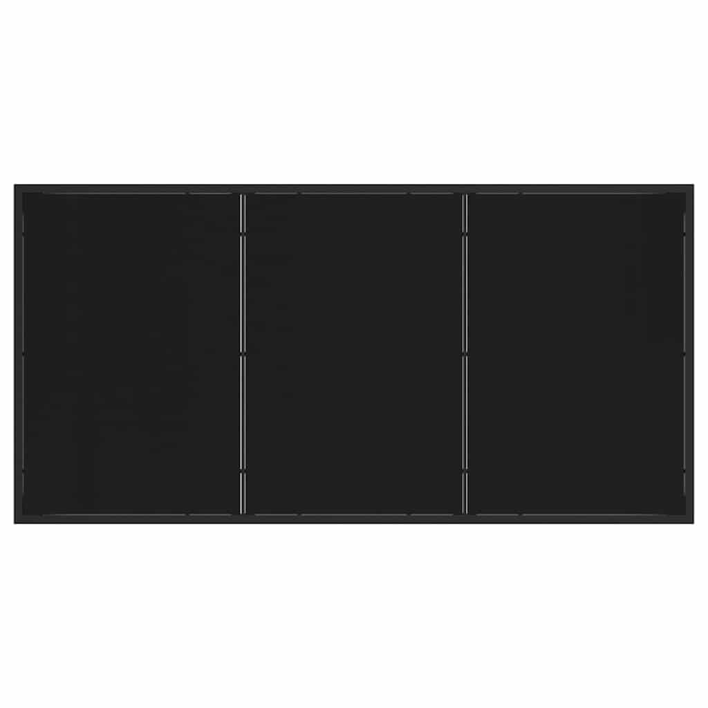 Gartentisch Schwarz 160 x 80 x 73 cm Metall