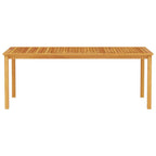 Garten Essgruppe Faltbar 9 pcs Braun Massivholz Akazie