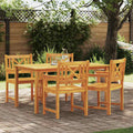 Garten Essgruppe 5 pcs Braun Massivholz Akazie