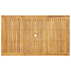 Garten Essgruppe 7 pcs Braun Massivholz Akazie