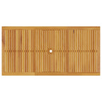 Garten Essgruppe 7 pcs Braun Massivholz Akazie