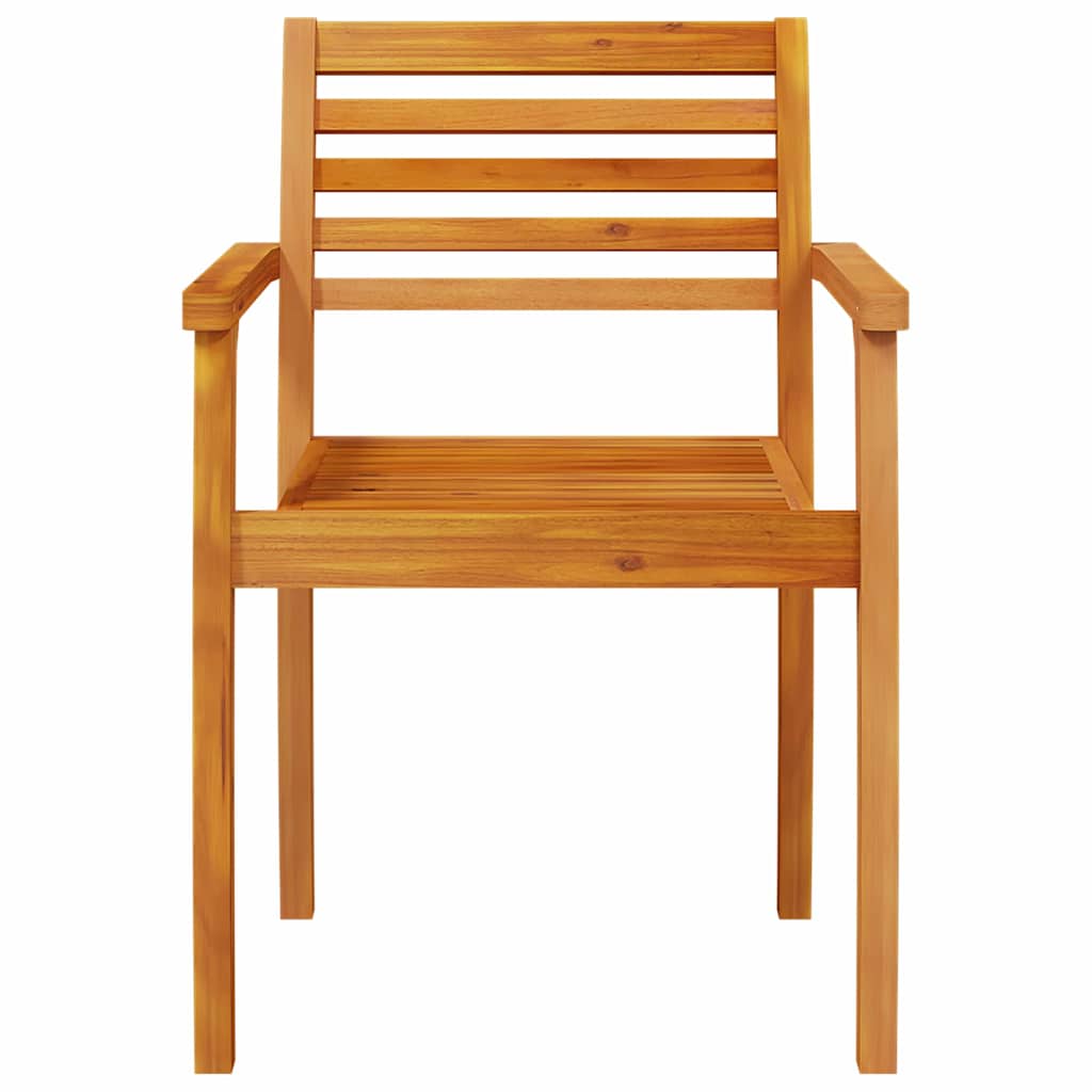 Garten Essgruppe 9 pcs Braun Massivholz Akazie