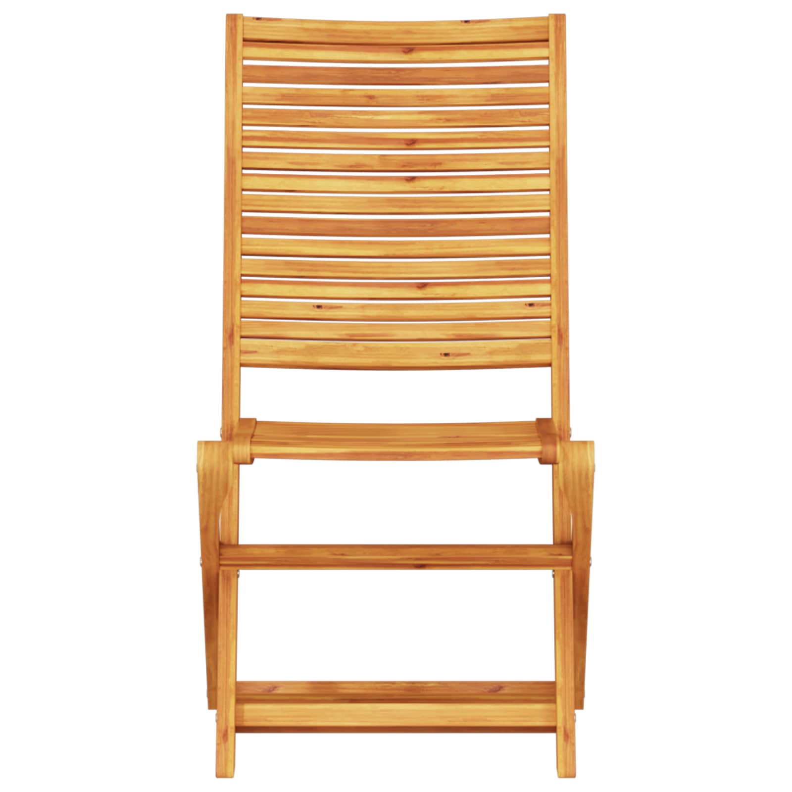 Klapp Bistro Set 3 pcs Braun Massivholz Akazie