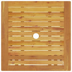 Klapp Bistro Set 3 pcs Braun Massivholz Akazie