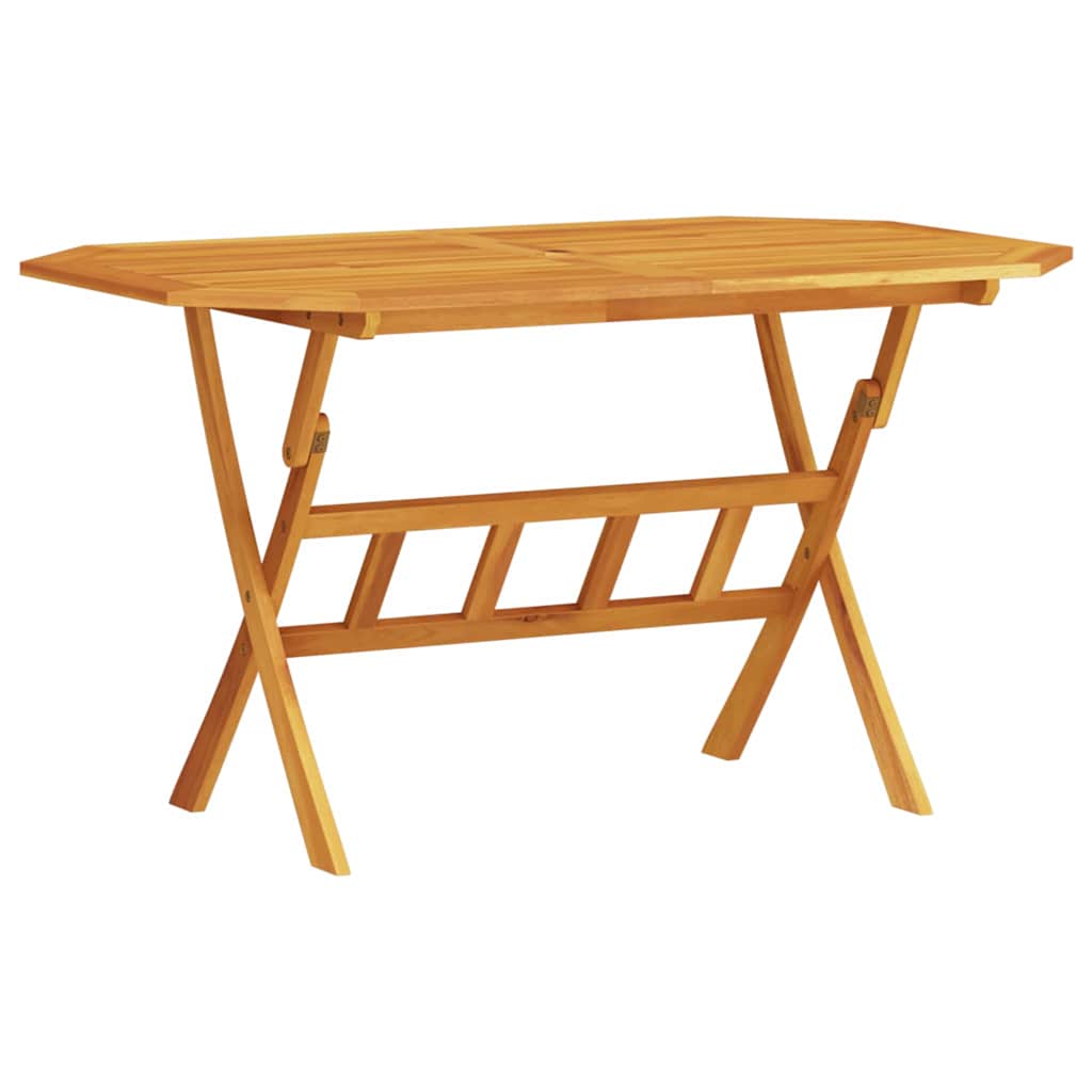 Garten Essgruppe 7 pcs Braun Massivholz Akazie