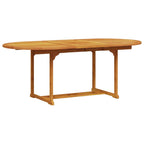 Garten Essgruppe 5 pcs Braun Massivholz Akazie