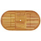 Garten Essgruppe 5 pcs Braun Massivholz Akazie