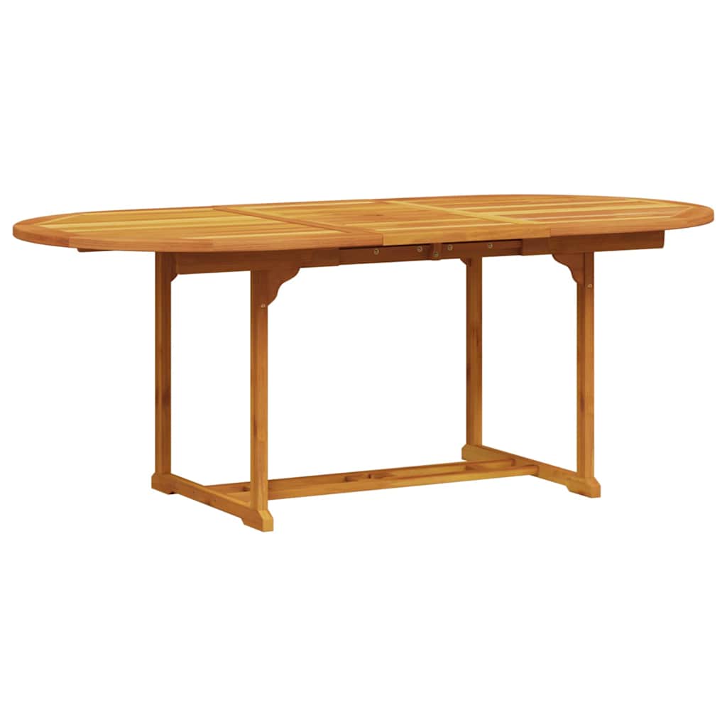 Garten Essgruppe 7 pcs Braun Massivholz Akazie