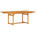 Garten Essgruppe 5 pcs Braun Massivholz Akazie