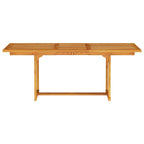 Garten Essgruppe 5 pcs Braun Massivholz Akazie