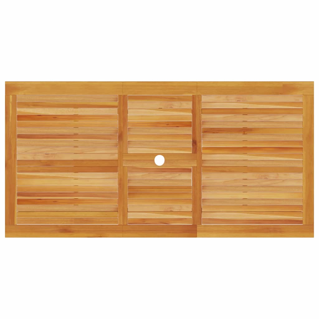 Garten Essgruppe 5 pcs Braun Massivholz Akazie