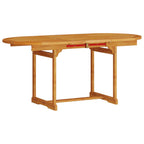 Garten Essgruppe 7 pcs Braun Massivholz Akazie