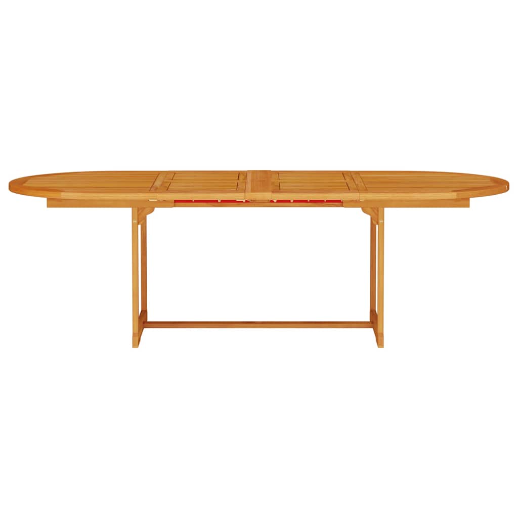 Garten Essgruppe 9 pcs Braun Massivholz Akazie