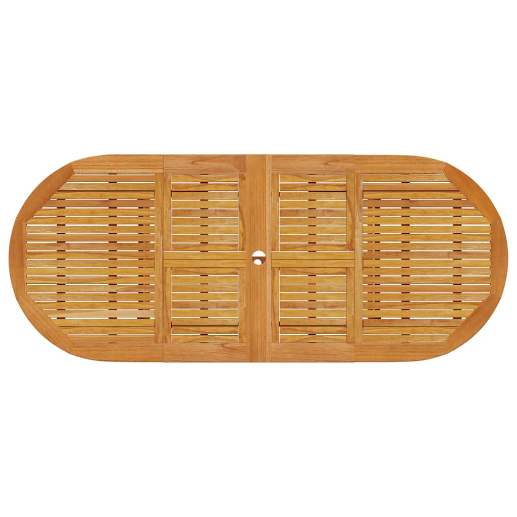 Garten Essgruppe 9 pcs Braun Massivholz Akazie