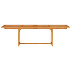 Garten Essgruppe 9 pcs Braun Massivholz Akazie