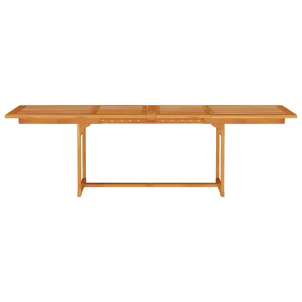 Garten Essgruppe 9 pcs Braun Massivholz Akazie