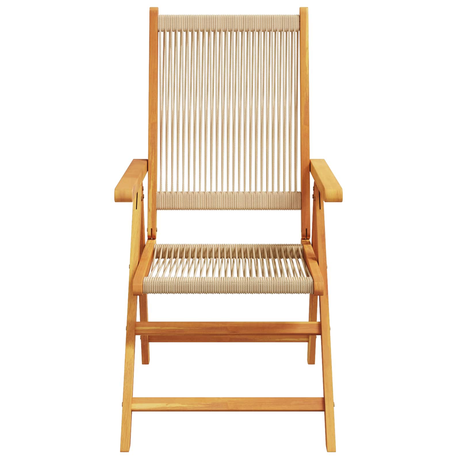 Garten Essgruppe 7 pcs Beige Massivholz Akazie
