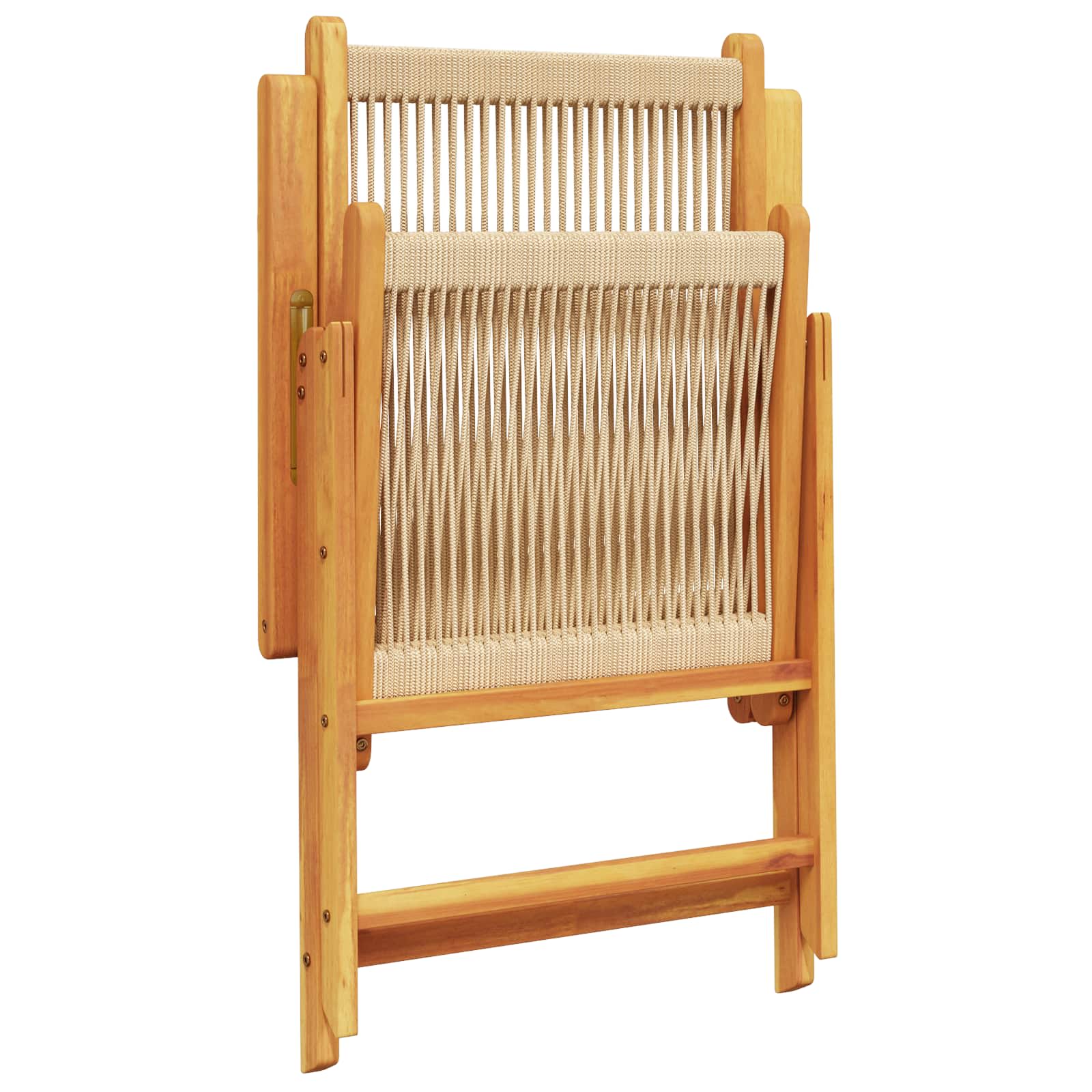 Garten Essgruppe 7 pcs Beige Massivholz Akazie
