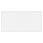 Gartentisch Weiß 200 x 100 x 73 cm Poly-Rattan