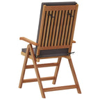 Gartenstuhl 6 pcs Braun und Grau 57 x 71,5 x 104 cm
