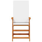 Gartenstuhl 6 pcs Braun und Weiß 57 x 71,5 x 104 cm