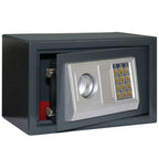 Digitaler Safe mit Schloss Dunkelgrau 31 x 20 x 20 cm Stahl
