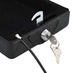 Auto Safe mit Schloss Schwarz 22 x 16 x 7 cm Stahl
