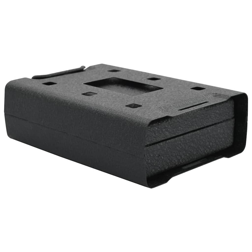 Auto Safe mit Schloss Schwarz 22 x 16 x 7 cm Stahl
