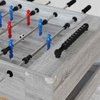 Tischfußballtisch Graues Sonoma 125 x 60,5 x 80 cm