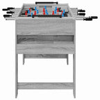 Tischfußballtisch Graues Sonoma 125 x 60,5 x 80 cm