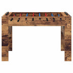 Tischfußballtisch Altholz 125 x 60,5 x 80 cm Holzwerkstoff