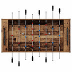 Tischfußballtisch Altholz 125 x 60,5 x 80 cm Holzwerkstoff