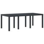 Garten Essgruppe 9 pcs Anthrazit Polypropylen