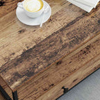 Couchtisch with Drawer Altholz 100 x 51 x 45 cm Holzwerkstoff