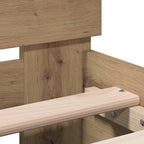 Bettrahmen Artisan-Eiche 193 x 95 x 88 cm Holzwerkstoff