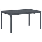 Garten Essgruppe 9 pcs Schwarz Poly-Rattan