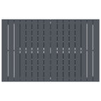 Garten Essgruppe 9 pcs Grau Poly-Rattan