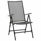 Garten Essgruppe 9 pcs Anthrazit Stahl