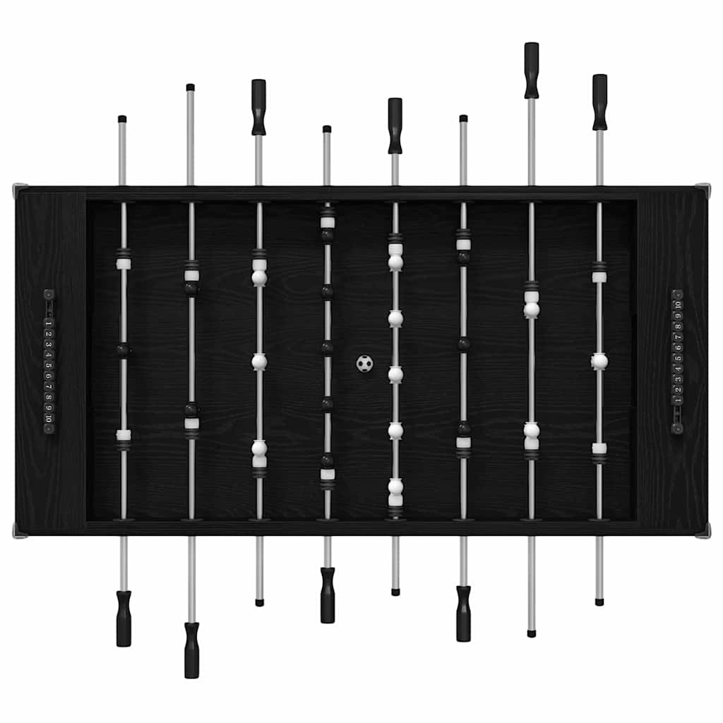 Tischfußballtisch Schwarze Eiche 146,5 x 74 x 85 cm