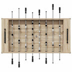 Tischfußballtisch Sonoma-Eiche 146,5 x 74 x 85 cm Holzwerkstoff