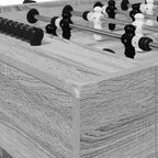 Tischfußballtisch Graues Sonoma 146,5 x 74 x 85 cm