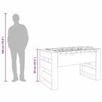 Tischfußballtisch Artisan-Eiche 146,5 x 74 x 85 cm